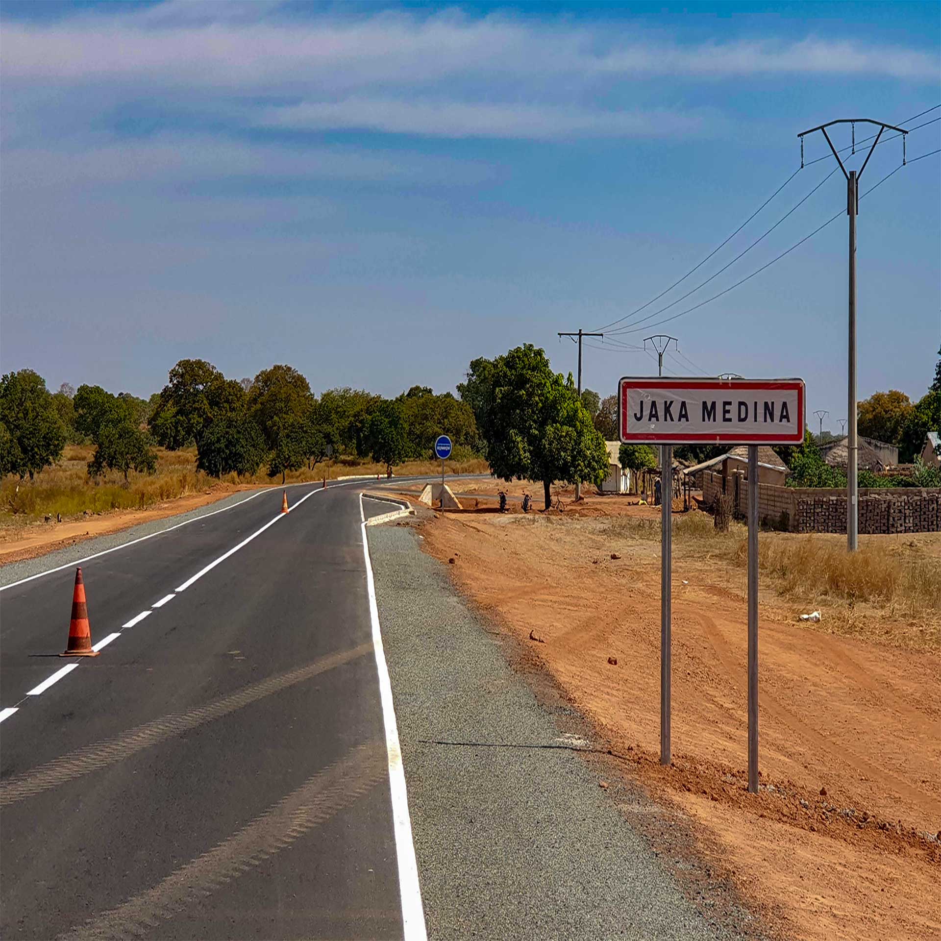 Projet de construction de la route Laminkoto-Passimus (120kms)