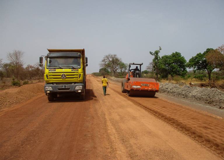 Supervision des travaux de génie civil sur les routes de la rive nord en Gambie (lot I & II) phase II