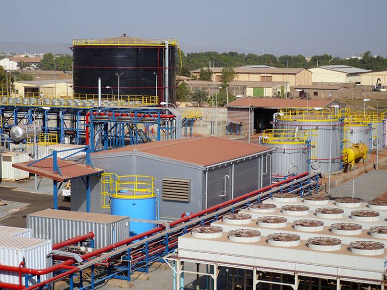 Contrôle des travaux de réalisation clé en main d’une centrale thermique diesel de 60MW à Balingué